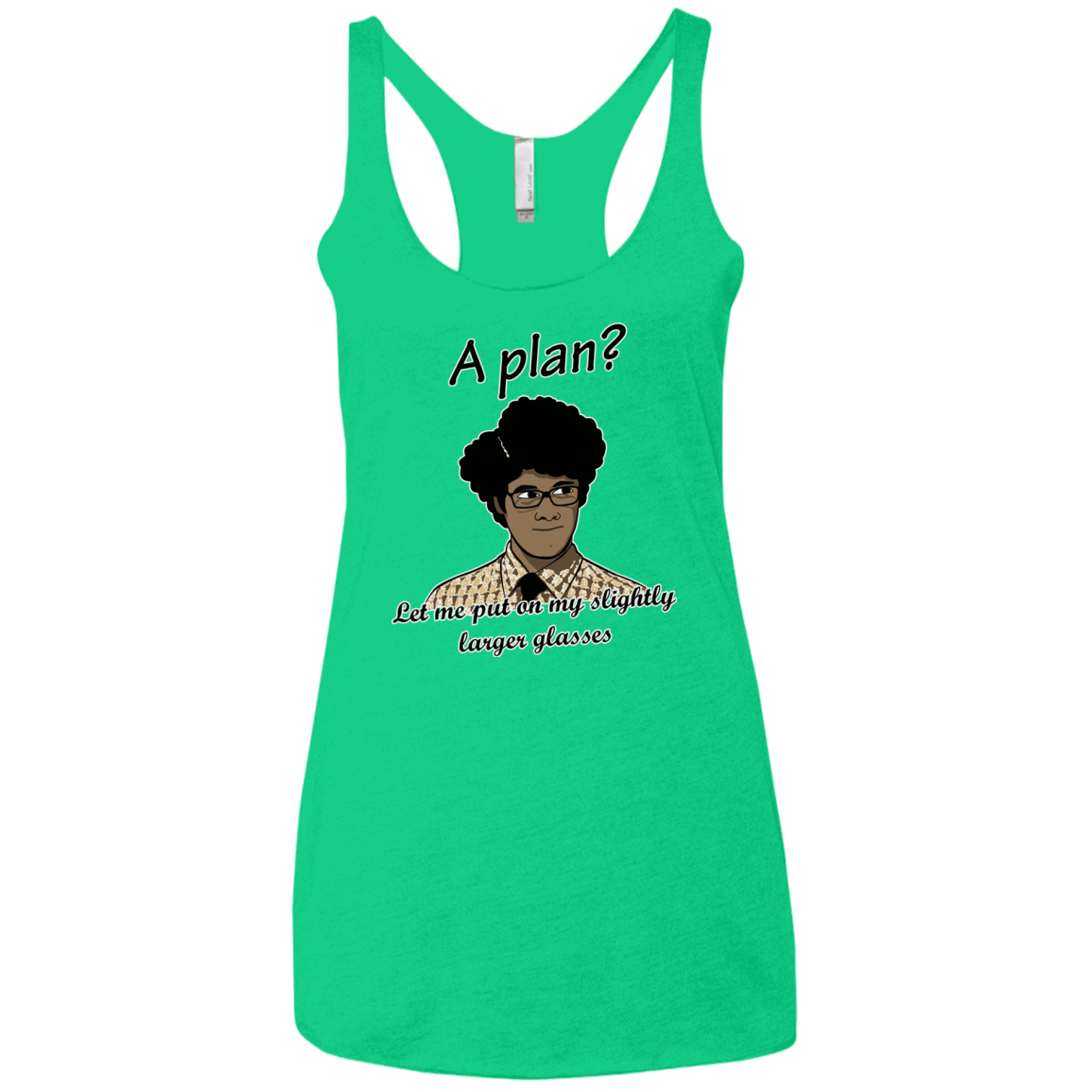 T-Shirts Envy / X-Small A Plan Women's Triblend Racerback Tank