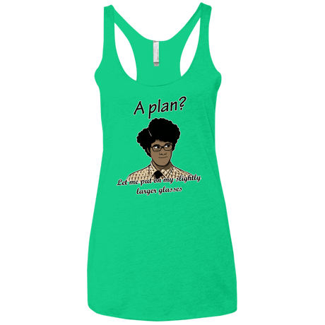 T-Shirts Envy / X-Small A Plan Women's Triblend Racerback Tank