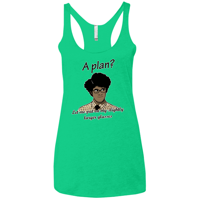 T-Shirts Envy / X-Small A Plan Women's Triblend Racerback Tank