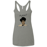 T-Shirts Venetian Grey / X-Small A Plan Women's Triblend Racerback Tank