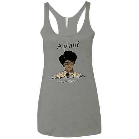 T-Shirts Venetian Grey / X-Small A Plan Women's Triblend Racerback Tank