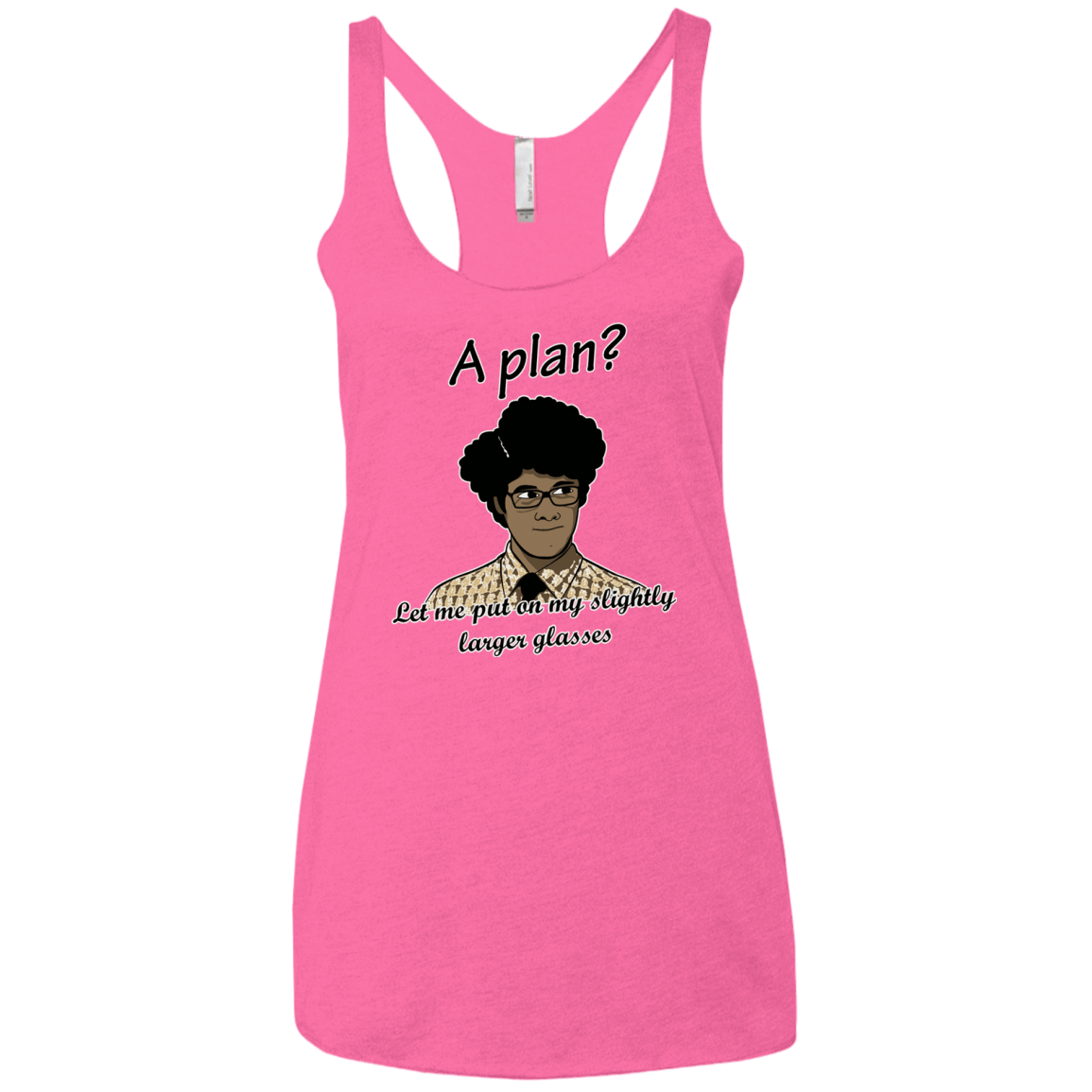 T-Shirts Vintage Pink / X-Small A Plan Women's Triblend Racerback Tank