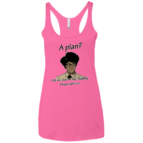 T-Shirts Vintage Pink / X-Small A Plan Women's Triblend Racerback Tank