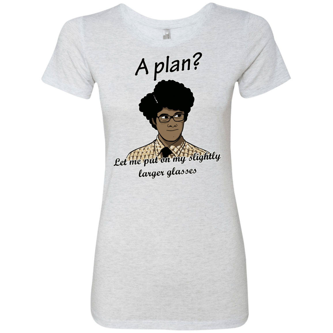 T-Shirts Heather White / Small A Plan Women's Triblend T-Shirt