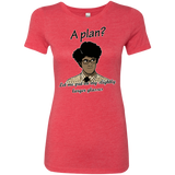 T-Shirts Vintage Red / Small A Plan Women's Triblend T-Shirt
