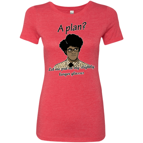 T-Shirts Vintage Red / Small A Plan Women's Triblend T-Shirt
