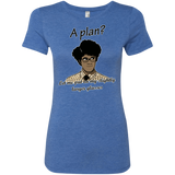 T-Shirts Vintage Royal / Small A Plan Women's Triblend T-Shirt