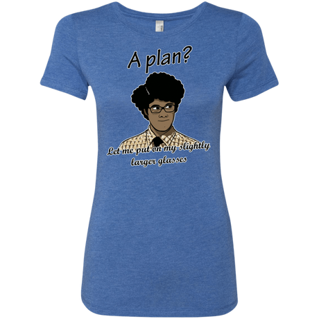 T-Shirts Vintage Royal / Small A Plan Women's Triblend T-Shirt