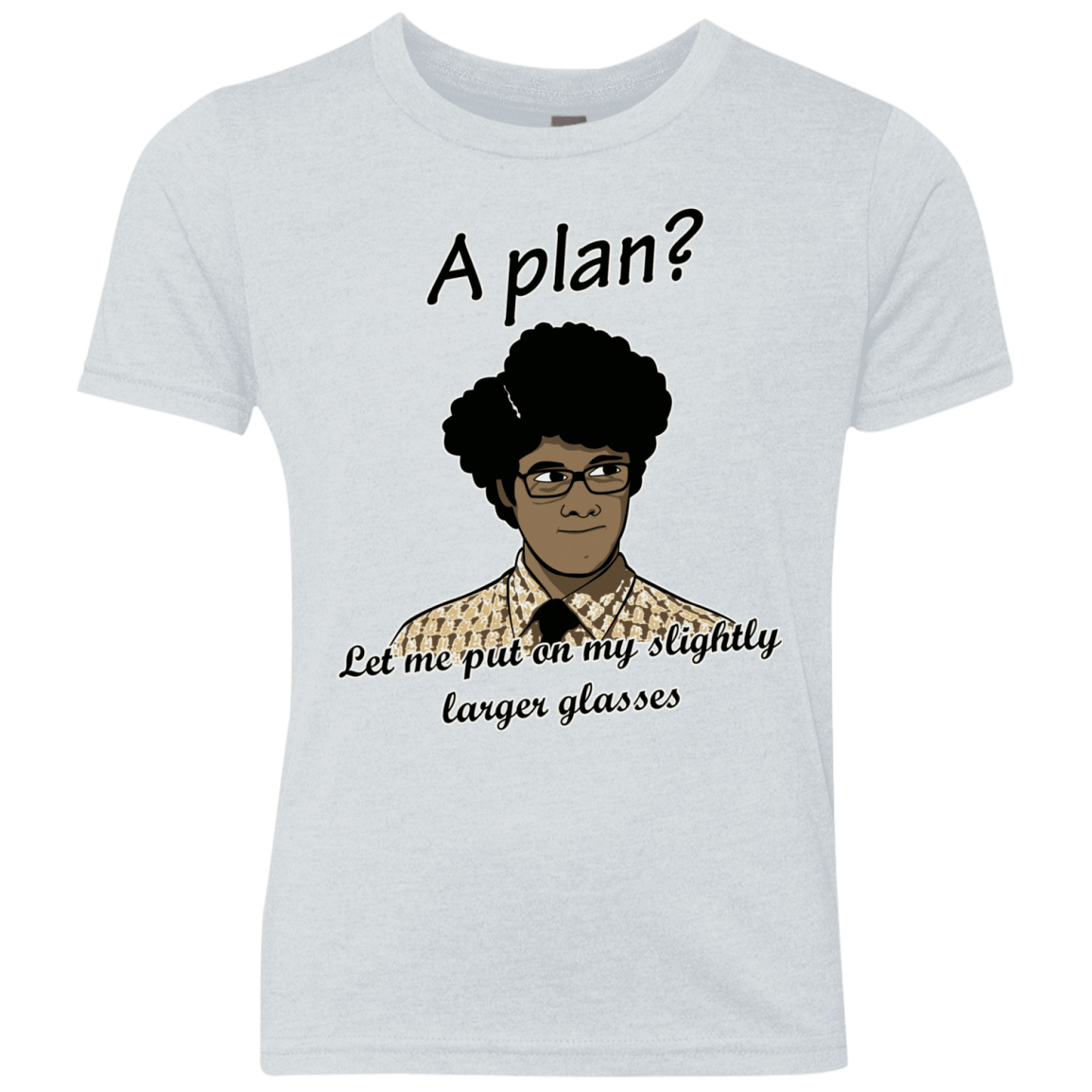 T-Shirts Heather White / YXS A Plan Youth Triblend T-Shirt