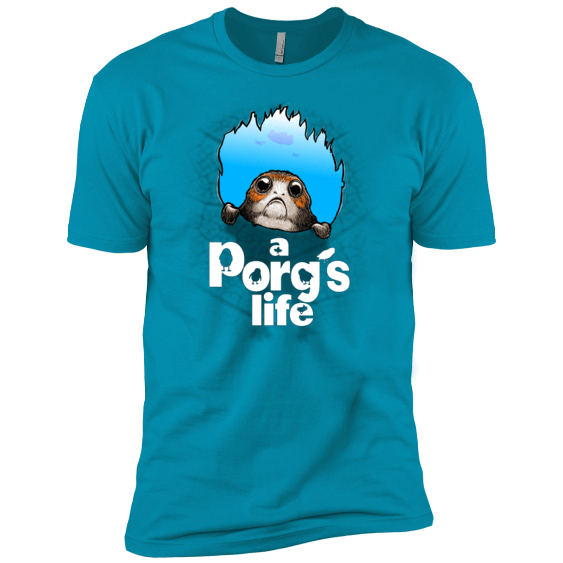 T-Shirts Turquoise / YXS A Porgs Life Boys Premium T-Shirt