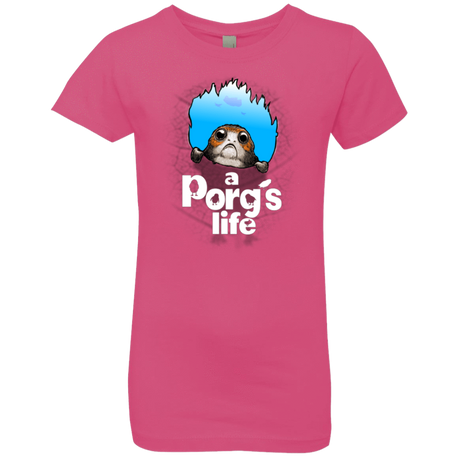 T-Shirts Hot Pink / YXS A Porgs Life Girls Premium T-Shirt