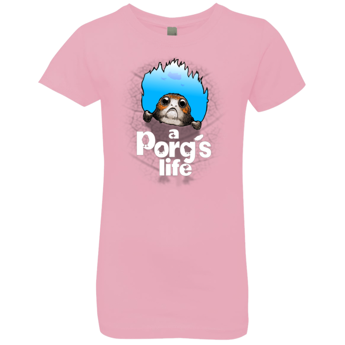 T-Shirts Light Pink / YXS A Porgs Life Girls Premium T-Shirt