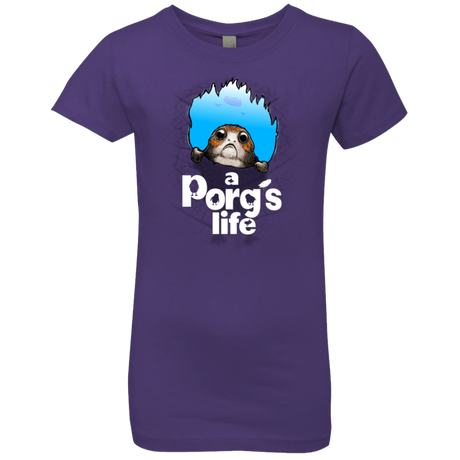 T-Shirts Purple Rush / YXS A Porgs Life Girls Premium T-Shirt