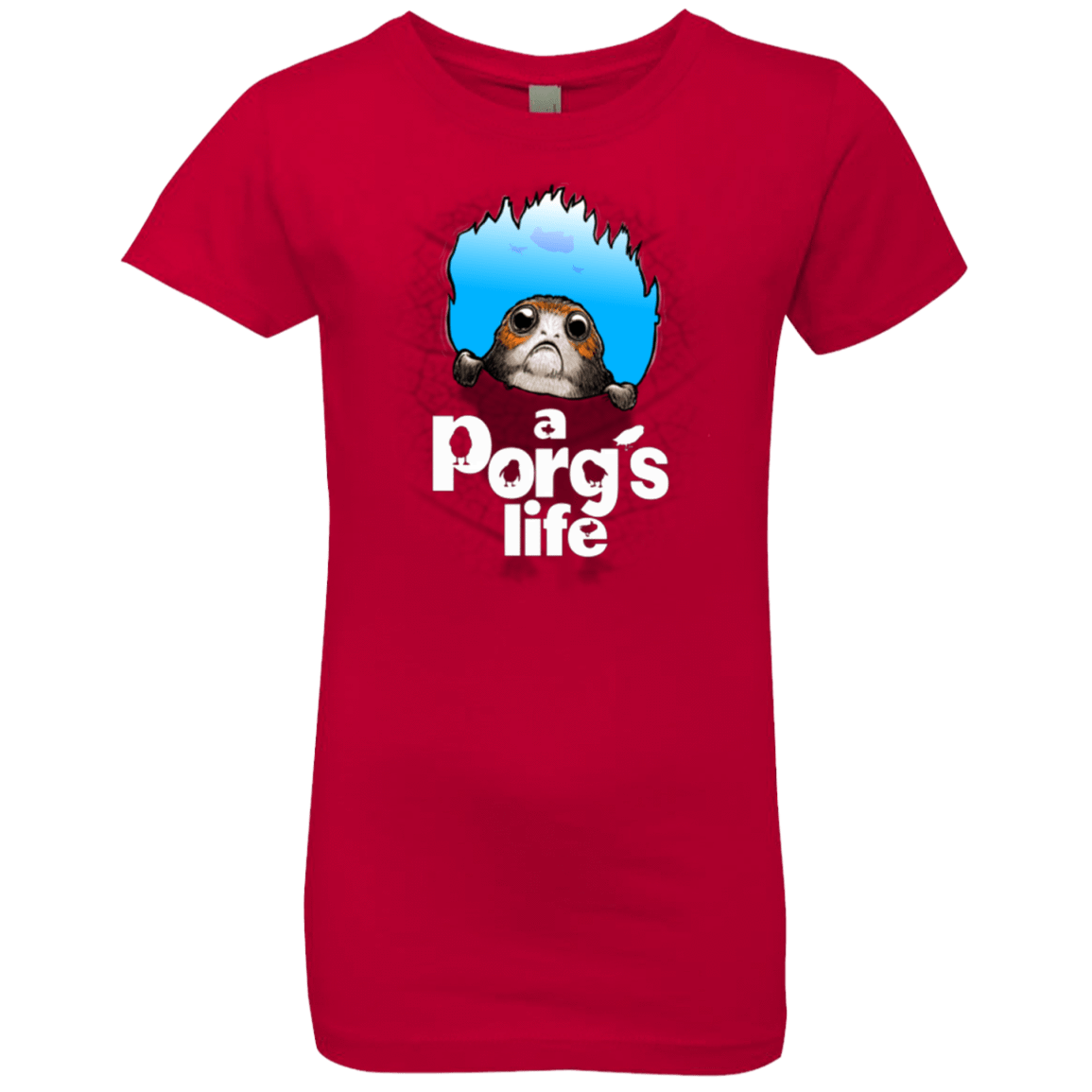 T-Shirts Red / YXS A Porgs Life Girls Premium T-Shirt