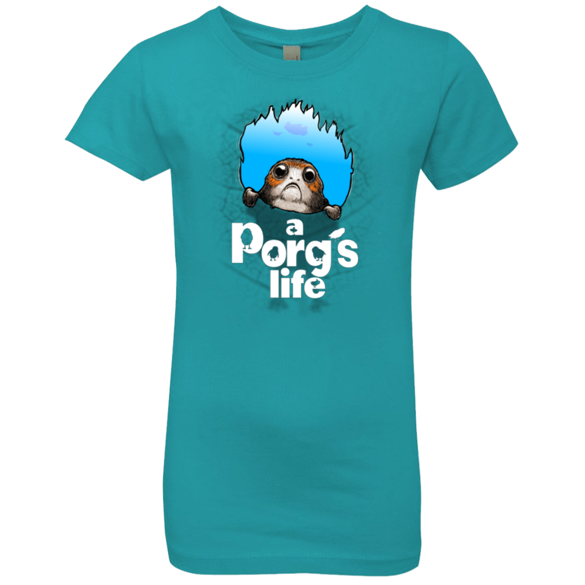 T-Shirts Tahiti Blue / YXS A Porgs Life Girls Premium T-Shirt