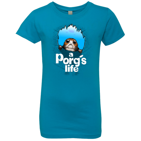 T-Shirts Turquoise / YXS A Porgs Life Girls Premium T-Shirt