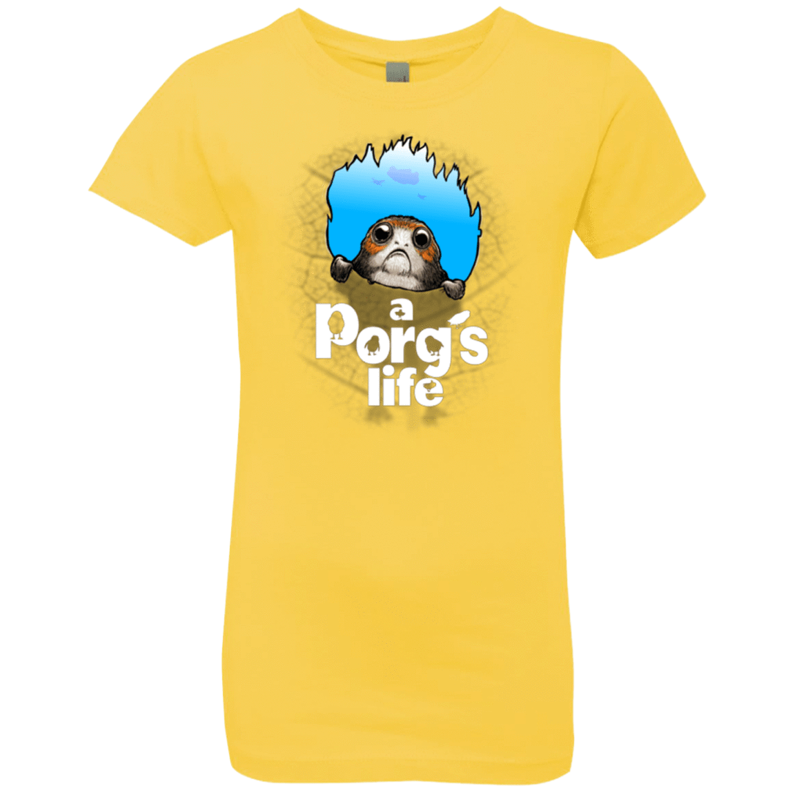 T-Shirts Vibrant Yellow / YXS A Porgs Life Girls Premium T-Shirt