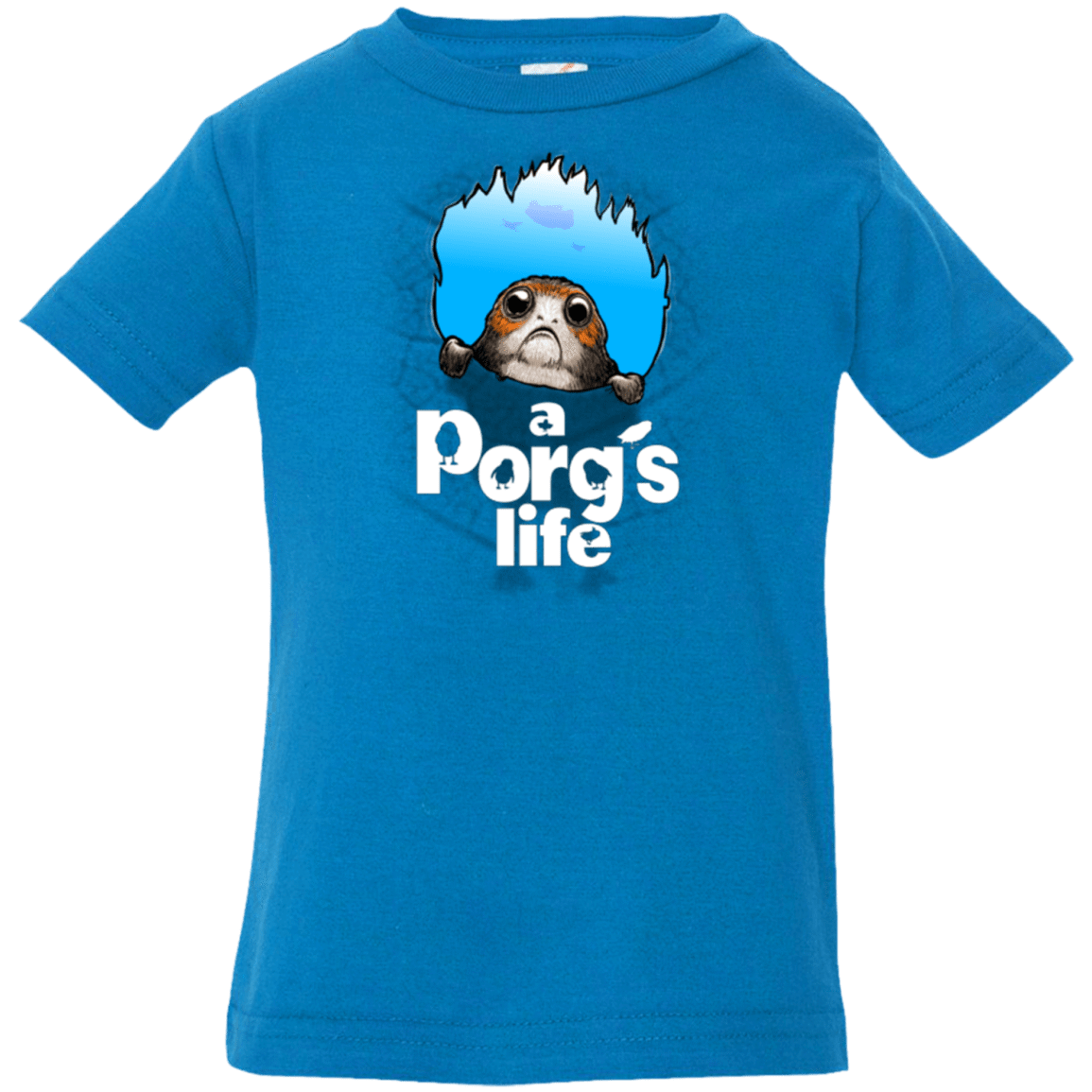 T-Shirts Cobalt / 6 Months A Porgs Life Infant Premium T-Shirt
