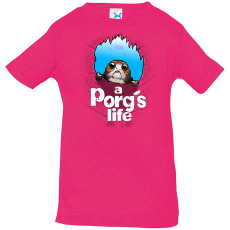 T-Shirts Hot Pink / 6 Months A Porgs Life Infant Premium T-Shirt