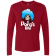T-Shirts Cardinal / Small A Porgs Life Men's Premium Long Sleeve