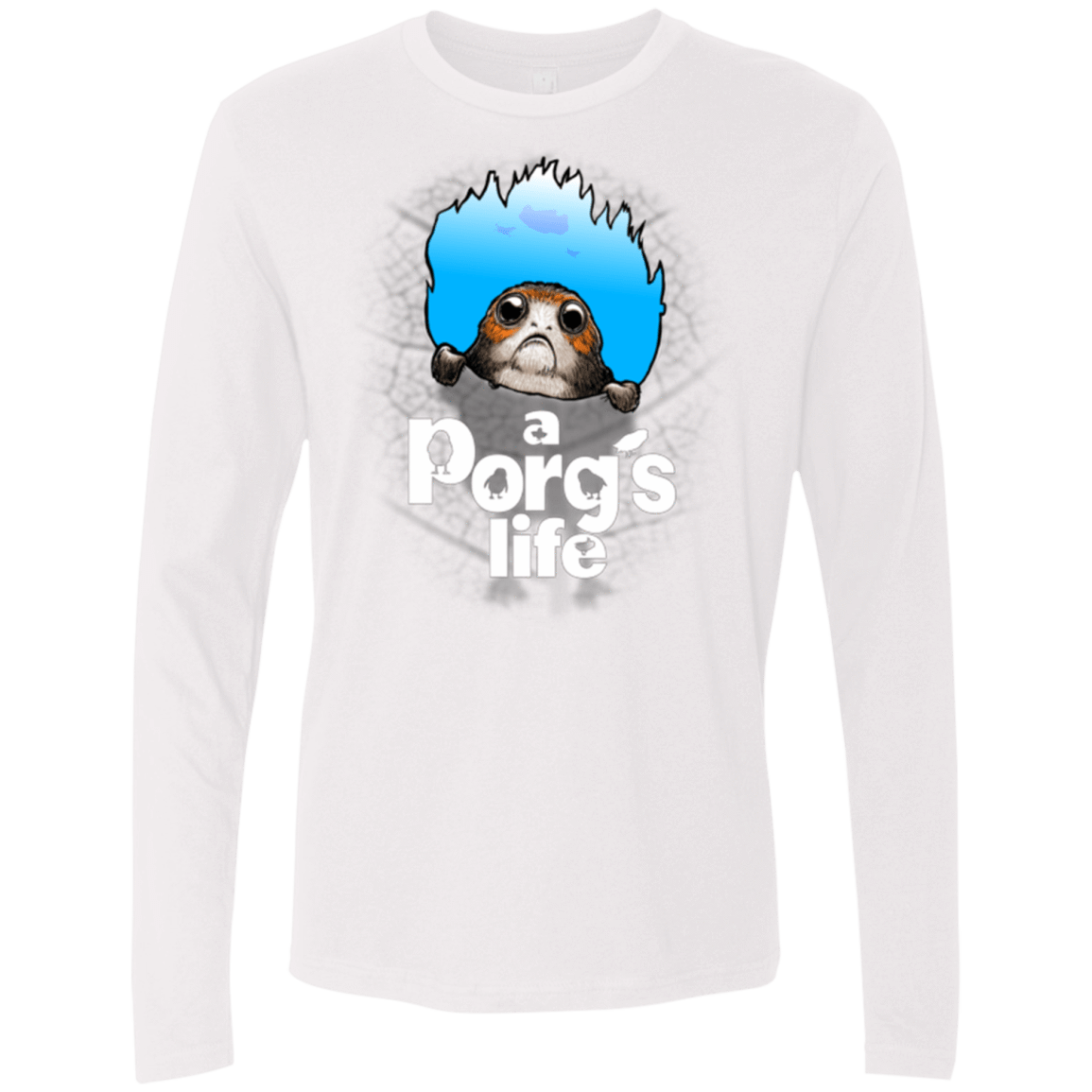 T-Shirts White / Small A Porgs Life Men's Premium Long Sleeve