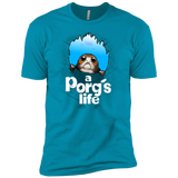 T-Shirts Turquoise / X-Small A Porgs Life Men's Premium T-Shirt