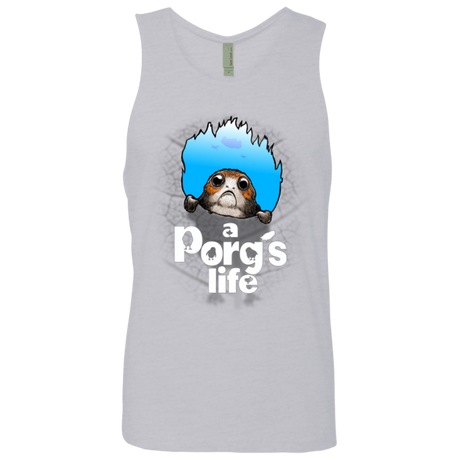 T-Shirts Heather Grey / Small A Porgs Life Men's Premium Tank Top