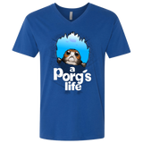 T-Shirts Royal / X-Small A Porgs Life Men's Premium V-Neck