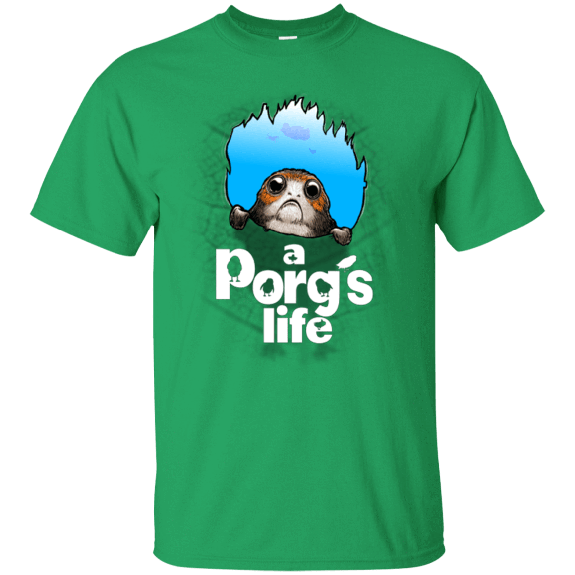 T-Shirts Irish Green / Small A Porgs Life T-Shirt
