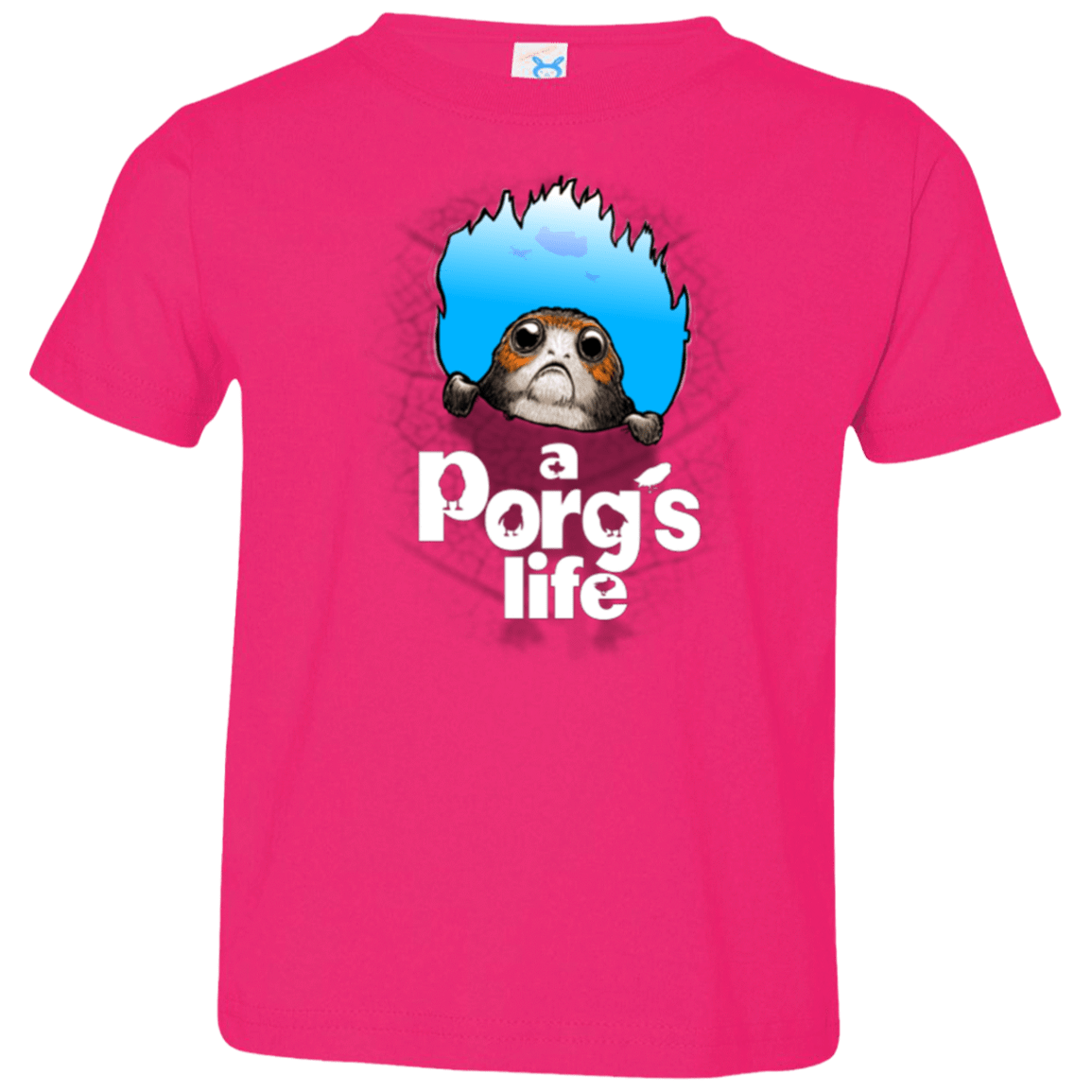 T-Shirts Hot Pink / 2T A Porgs Life Toddler Premium T-Shirt