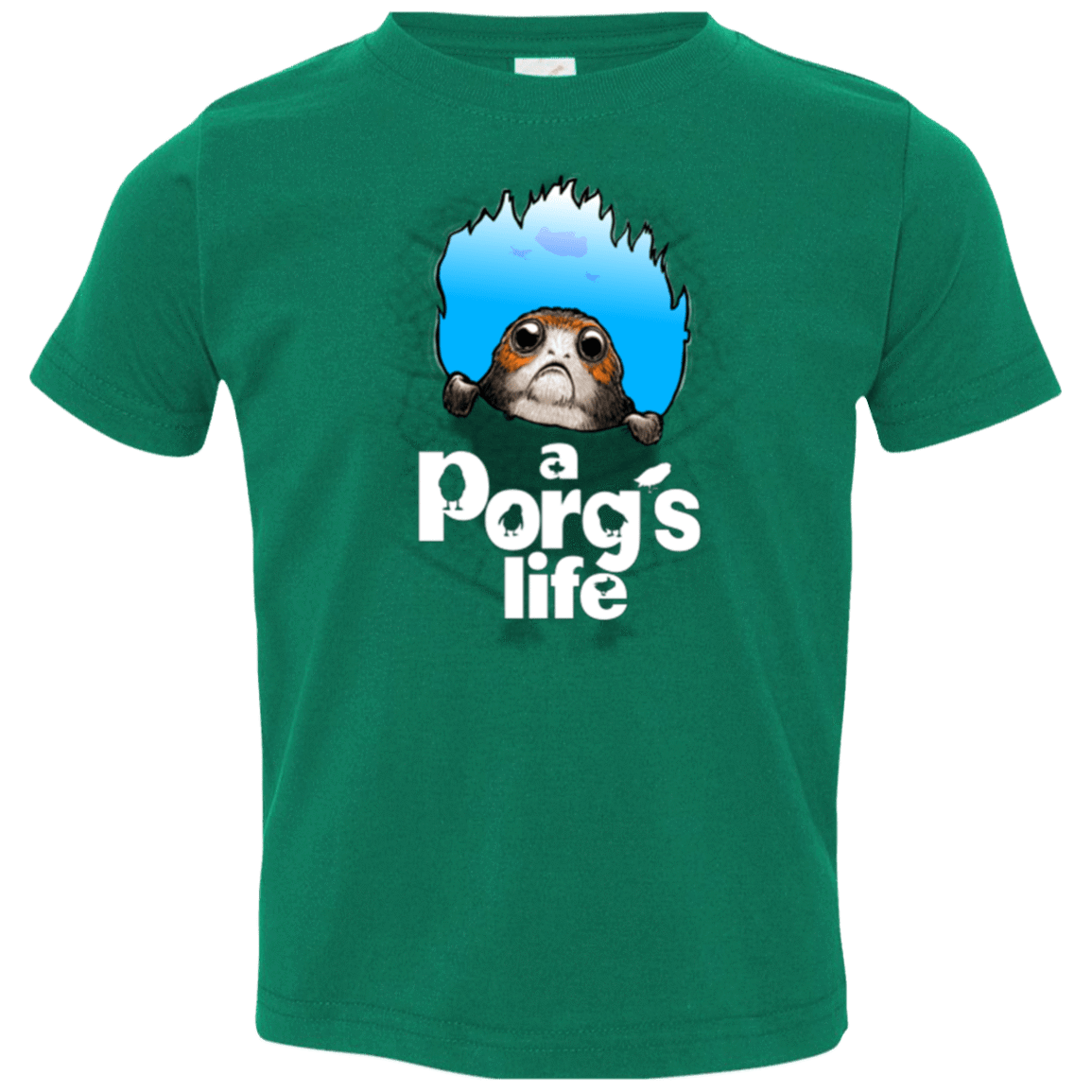 T-Shirts Kelly / 2T A Porgs Life Toddler Premium T-Shirt