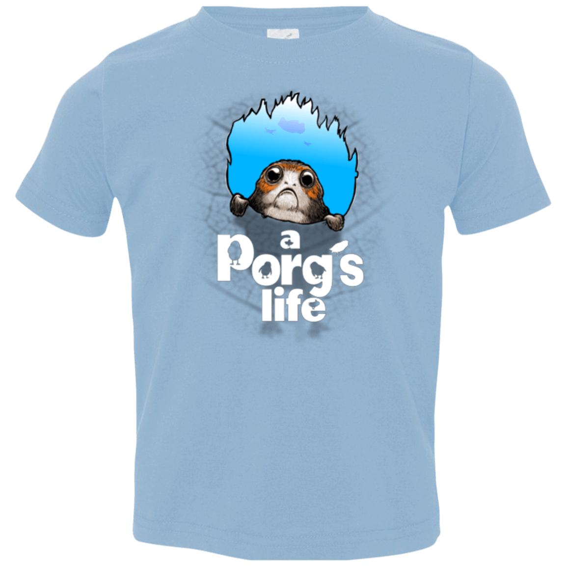 T-Shirts Light Blue / 2T A Porgs Life Toddler Premium T-Shirt