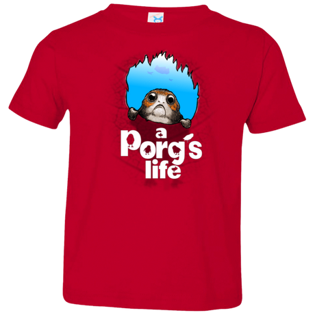 T-Shirts Red / 2T A Porgs Life Toddler Premium T-Shirt