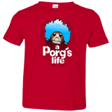 T-Shirts Red / 2T A Porgs Life Toddler Premium T-Shirt
