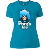 T-Shirts Turquoise / X-Small A Porgs Life Women's Premium T-Shirt