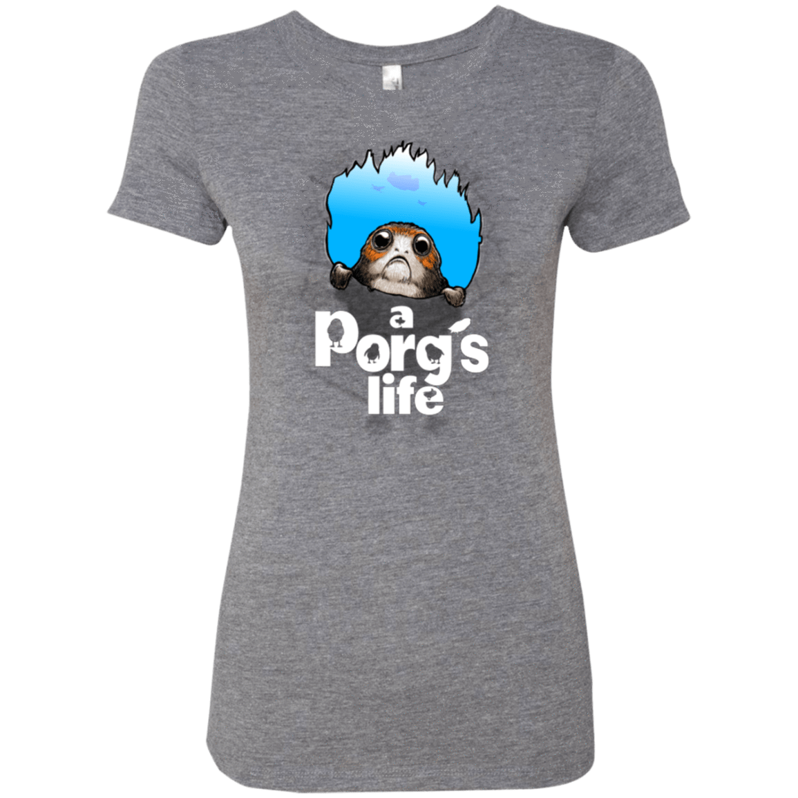 T-Shirts Premium Heather / Small A Porgs Life Women's Triblend T-Shirt