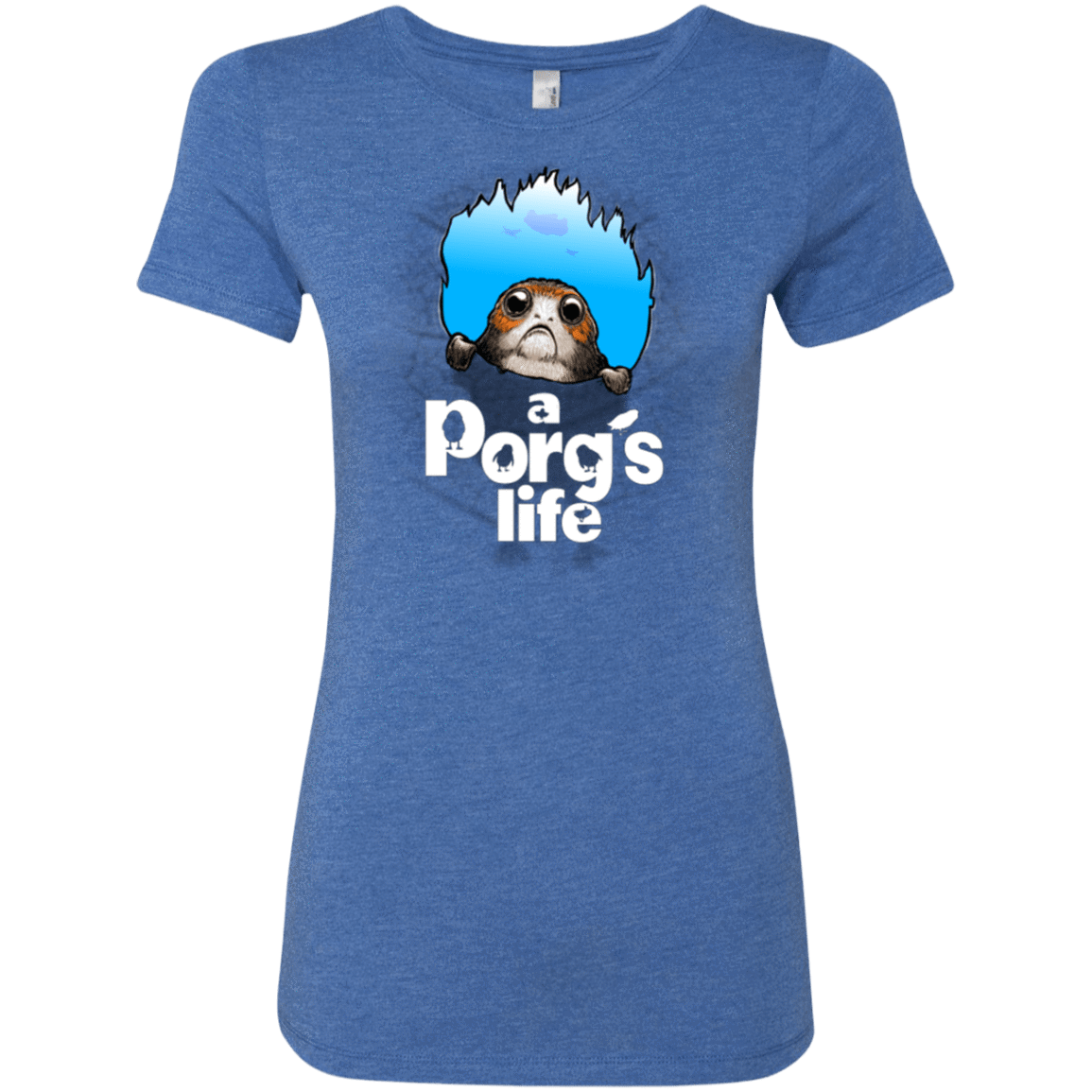 T-Shirts Vintage Royal / Small A Porgs Life Women's Triblend T-Shirt