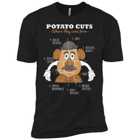 T-Shirts Black / YXS A Potato Anatomy Boys Premium T-Shirt