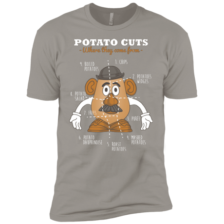 T-Shirts Light Grey / YXS A Potato Anatomy Boys Premium T-Shirt