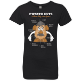 T-Shirts Black / YXS A Potato Anatomy Girls Premium T-Shirt