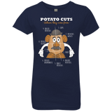 T-Shirts Midnight Navy / YXS A Potato Anatomy Girls Premium T-Shirt