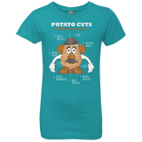 T-Shirts Tahiti Blue / YXS A Potato Anatomy Girls Premium T-Shirt