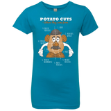 T-Shirts Turquoise / YXS A Potato Anatomy Girls Premium T-Shirt