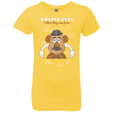 T-Shirts Vibrant Yellow / YXS A Potato Anatomy Girls Premium T-Shirt