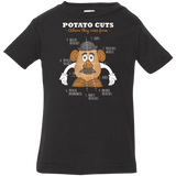 T-Shirts Black / 6 Months A Potato Anatomy Infant Premium T-Shirt