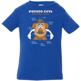 T-Shirts Royal / 6 Months A Potato Anatomy Infant Premium T-Shirt