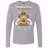 T-Shirts Heather Grey / Small A Potato Anatomy Men's Premium Long Sleeve