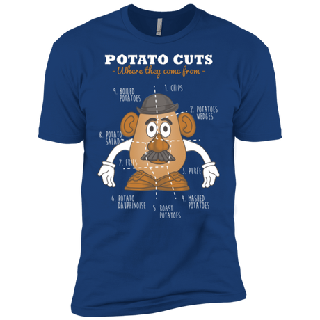 T-Shirts Royal / X-Small A Potato Anatomy Men's Premium T-Shirt
