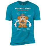 T-Shirts Turquoise / X-Small A Potato Anatomy Men's Premium T-Shirt