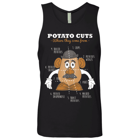 T-Shirts Black / Small A Potato Anatomy Men's Premium Tank Top